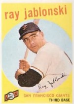 1959 Topps Baseball Cards      342     Ray Jablonski
